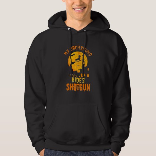 Halloween met mijn Dachshund Hoodie (Voorkant)