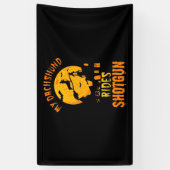 Halloween met mijn Dachshund Spandoek (Verticaal)