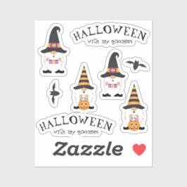 Halloween met mijn Paarse Sinaasappel van Gnomen Sticker