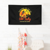 Halloween met ouwe dame spandoek (Insitu)