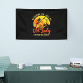 Halloween met ouwe dame spandoek (Beurs)