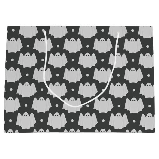 Halloween met spookthema groot cadeauzakje (Voorkant)