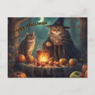 Halloween met vrienden feestdagenkaart