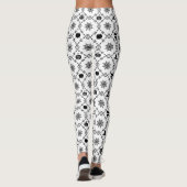 Halloween met zwarte schedels leggings (Achterkant)