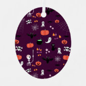 Halloween Metalen Ornament (Voorkant)