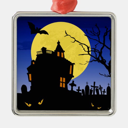 Halloween Metalen Ornament (Voorkant)