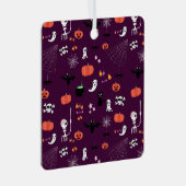 Halloween Metalen Ornament (Voorkant Rechts)