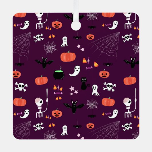 Halloween Metalen Ornament (Voorkant)