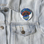 Halloween mexican style ronde button 5,7 cm (In situ)