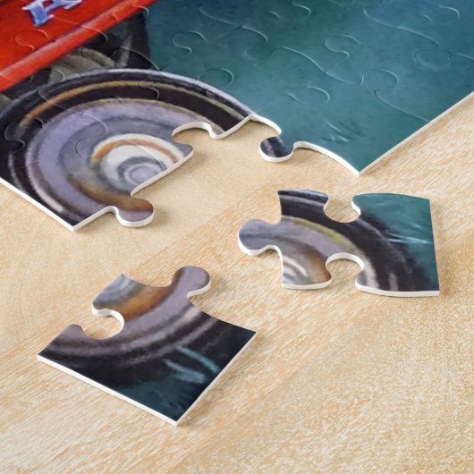 Halloween Mice in Pumpkin Patch Waterverf Art Legpuzzel (Zijkant)