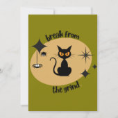 Halloween Mid-Century BFTG Kaart (Voorkant)