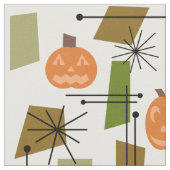 Halloween Mid Century Modern Stof (Close Up)