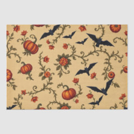 Halloween Middeleeuws Frans patroon Tissuepapier