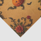 Halloween Middeleeuws Frans patroon Tissuepapier (Detail)