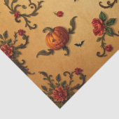 Halloween Middeleeuws Frans Patroon Tissuepapier (Detail)