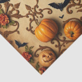 Halloween Middeleeuws Frans Patroon Tissuepapier (Detail)