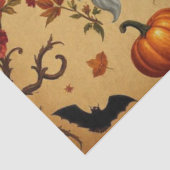 Halloween Middeleeuws Frans patroon Tissuepapier (Detail)