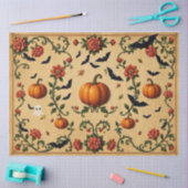 Halloween Middeleeuws Frans patroon Tissuepapier (Craft)