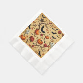 Halloween middeleeuwse Franse Patroon Papier serve Servet (Hoek)