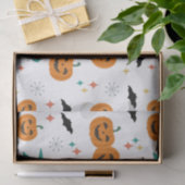 Halloween Midden-Eeuwse Pompoenen Patroon Tissuepapier (Geschenk)
