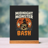 Halloween Middernacht Monster Bash Acryl Bord (Neutraal)