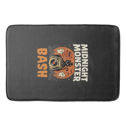 Halloween Middernacht Monster Bash Badmat (Voorkant)