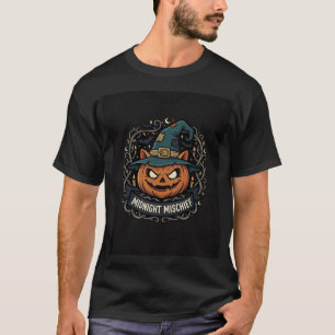 Halloween Middernacht Pompoen Ondeugd T-shirt