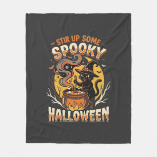 Halloween Middernacht Spreuk Magie Fleece Deken
