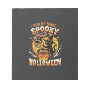 Halloween Middernacht Spreuk Magie Notitieblok