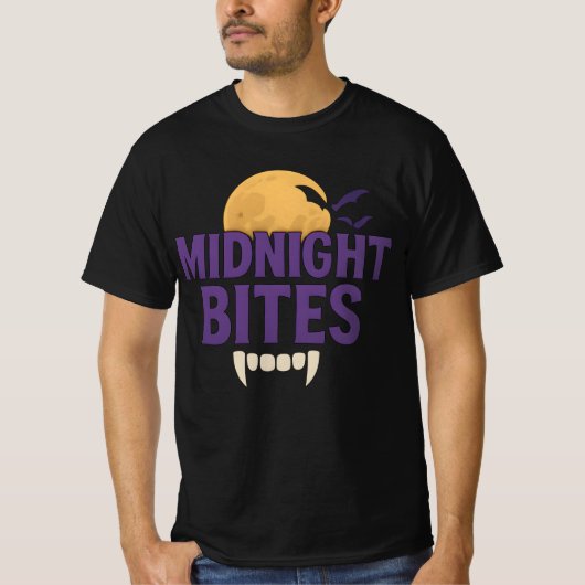 Halloween Midnight Bites Kleding Unisex T-shirt (Voorkant)