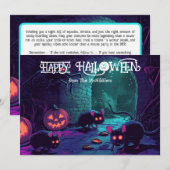 Halloween Midnight Squeak Show Kaart (Voorkant / Achterkant)