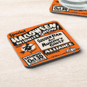 Halloween Midnite Show - Show Poster Drankjes Onderzetter (Linkerzijde)