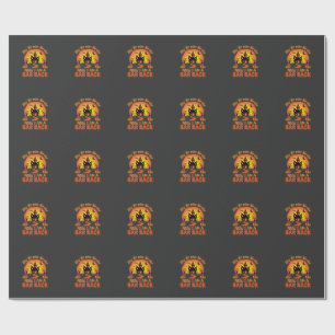 Halloween Mijn Bezem Brak Bar Back Heks Cadeaupapier