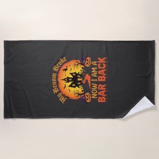 Halloween Mijn Bezem Brak Bar Terug Heks Strandlaken