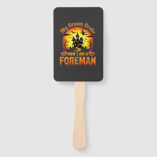 Halloween Mijn Bezem Brak Opzichter Heks Handwaaier