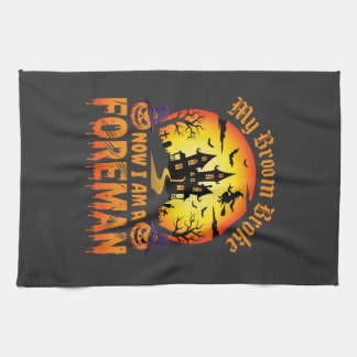 Halloween Mijn Bezem Brak Opzichter Heks Theedoek