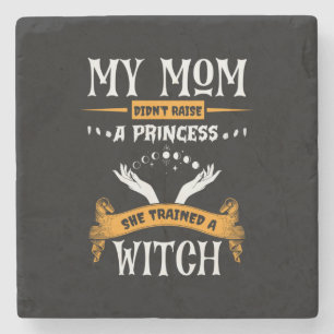 Halloween Mijn moeder heeft een Witch Birthday opg Stenen Onderzetter