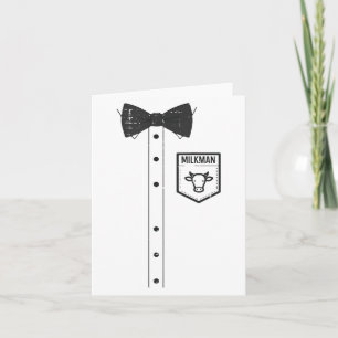 Halloween Milkman Pocket Funny Milk Kostuum Unifor Kaart
