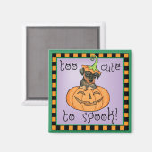 Halloween Min Pin Magneet (Voorkant / Achterkant)