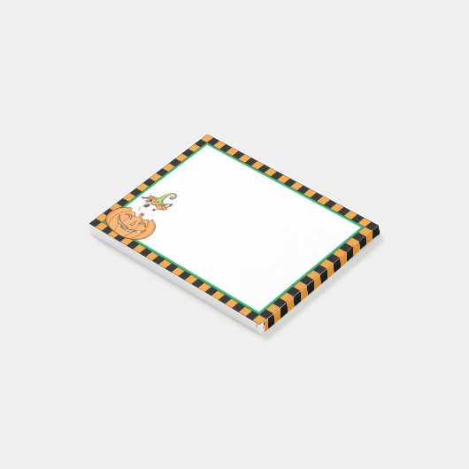 Halloween Mini Bull Terrier Post-it Notes (Schuin)