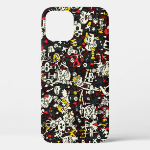 Halloween Mini Doodle Patroon Case-Mate iPhone Case