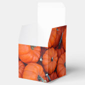 Halloween Mini Pompoen Herfst Herfstpatroonfoto Bedankdoosjes (Geopend)