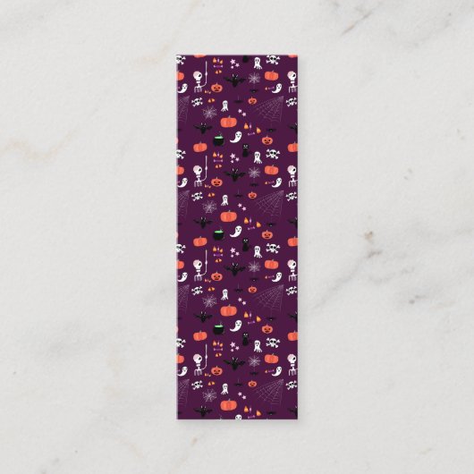 Halloween Mini Visitekaartje (Voorkant)