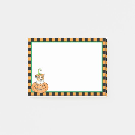 Halloween Miniature American Shepherd Post-it® Notes (Voorkant)