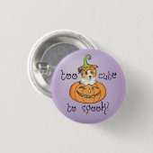 Halloween Miniature American Shepherd Ronde Button 3,2 Cm (Voorkant /achterkant)