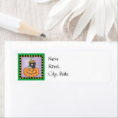 Halloween Miniatuur Woordenlabel Etiket (Insitu)