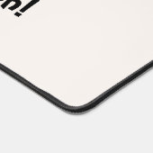 Halloween minimaal en grappig mummie wikkel het bureaumat (Hoek)