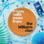 Halloween Minimale eenvoudige moderne partij sinaa Papieren Bordje (Feest)