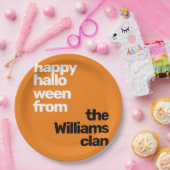 Halloween Minimale eenvoudige moderne partij sinaa Papieren Bordje (Feest)