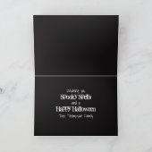 Halloween Minimalist Whimsical Witches Pet Shoes Kaart (Binnen)